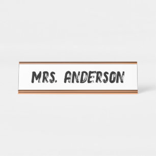 Personalized New Job Professional Manager Gift Desk Name Plate