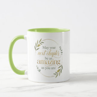 Personalized New Job Wishes for Coworker Mug