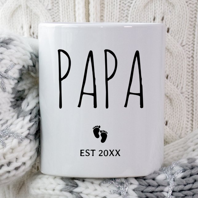 Personalized New Mom Dad Future Parents Est 2026 Coffee Mug (Creator Uploaded)
