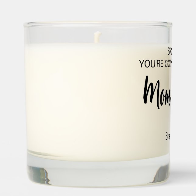 Personalized New Parent Gift,Custom Gift for New P Scented Candle (Front)