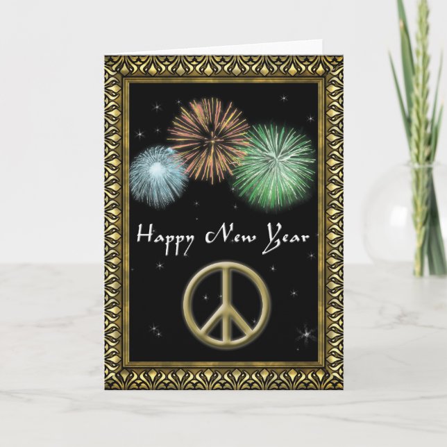 Personalized New Year Greeting Card (Front)