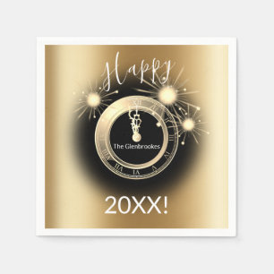 Personalized New Year's Eve Paper Napkins