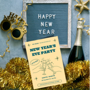 Personalized New Year's Eve Party Invitation
