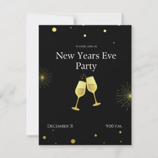 Personalized New Years Eve Party Invitation