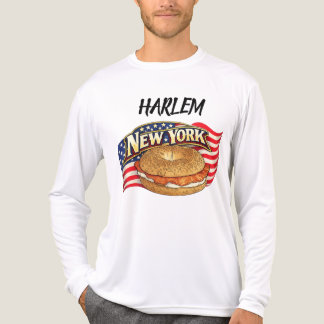 Personalized New York Men's Long Sleeve Tri-Blend Shirt