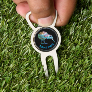 PERSONALIZED NEW ZEALAND KIWI PAUA DIVOT TOOL