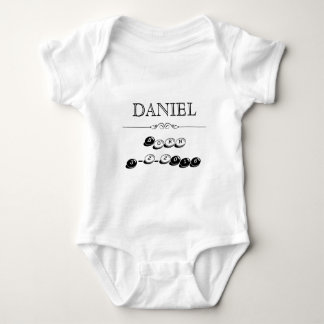 Personalized Newborn Shirt with Name and Birthdate