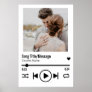 Personalized Newlywed Photo Song Playlist Poster