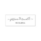 Personalized Newlyweds Names + Wedding Date Stamp