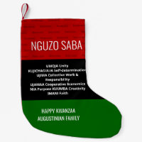 Personalized NGUZO SABA 7 Principles Happy Kwanzaa