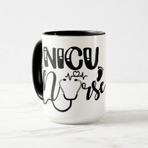 Personalized NICU Nurse (African-American Nurse) Mug