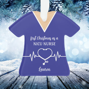 Personalized NICU Nurse Christmas Ornament