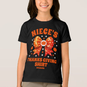 Personalized Niece's Thanksgiving Shirt