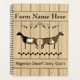 Personalized Nigerian Dwarf Dairy Goat Farm Planner