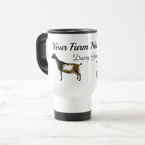 Personalized Nigerian Dwarf Dairy Goat Farm Travel Mug