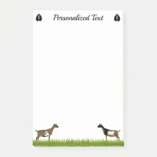 Personalized Nigerian Dwarf Dairy Goat Post-it Notes