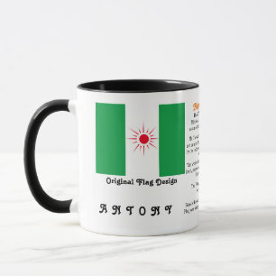 Personalized Nigerian Flag - Facts Mug