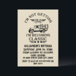 Personalized ninety vintage 90th birthday party invitation<br><div class="desc">You can add some originality with this limited edition, premium quality, and original, classy, retro, and vintage-looking birthday graphic design with a cool typography font. This is a great gift idea for men, women, husbands, wives, girlfriends, and boyfriends who will love this one-of-a-kind piece of art. The best unique and...</div>