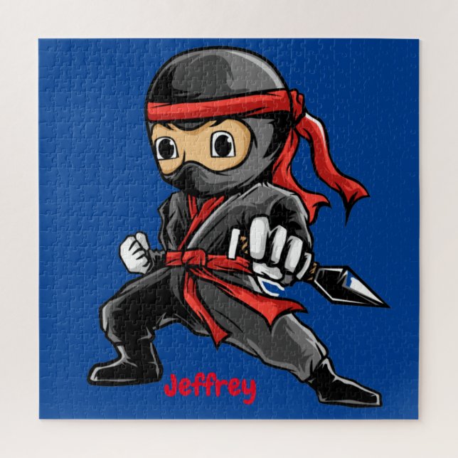 Personalized Ninja    Jigsaw Puzzle (Vertical)