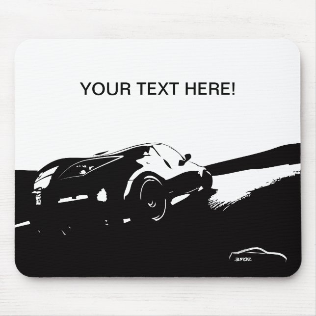 Personalized Nissan 350Z Mouse Pad (Front)