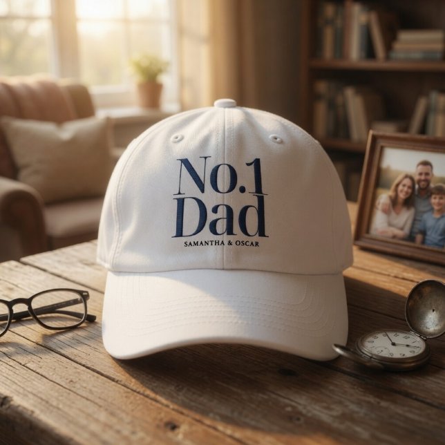 Personalized No.1 Dad Hat | Custom Name  (Creator Uploaded)