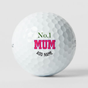Personalized No.1 Mum Titleist Pro V1 Golf Balls