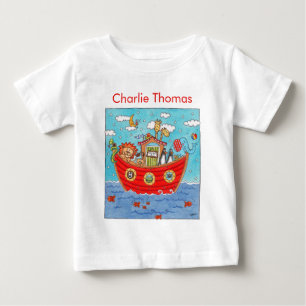 Personalized Noah's Ark  Baby T-Shirt