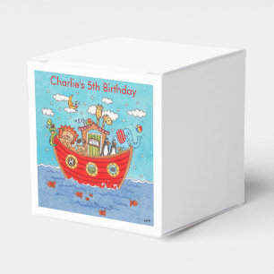 Personalized Noah's Ark Favor Boxes