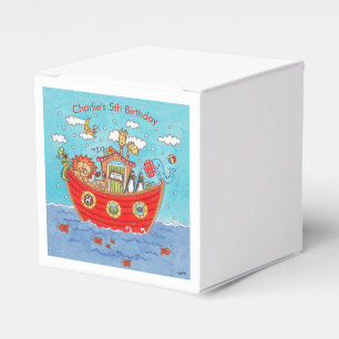 Personalized Noah's Ark Favor Boxes
