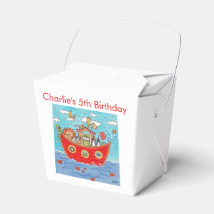 Personalized Noah's Ark Favor Boxes