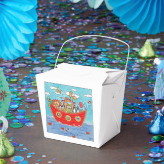 Personalized Noah's Ark Favor Boxes