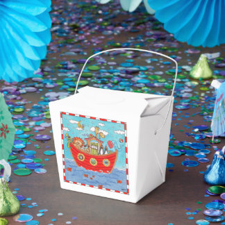 Personalized Noah's Ark Favor Boxes