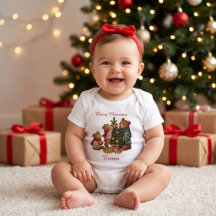 Personalized Nordic Bear Family Christmas Tree