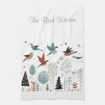 Personalized Nordic Birds and Forest