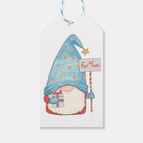 Personalized Nordic Gnome  For You Gift Tags