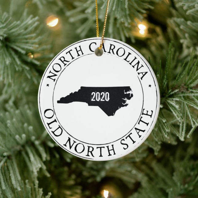 Personalized North Carolina Ornament (Tree)