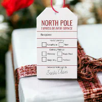 North Pole Express Delivery From Santa Claus - Personalized