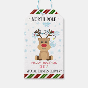 Personalized North Pole Gift Tags