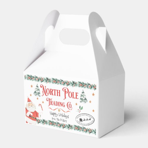 Personalized North Pole Special Delivery Gift Box