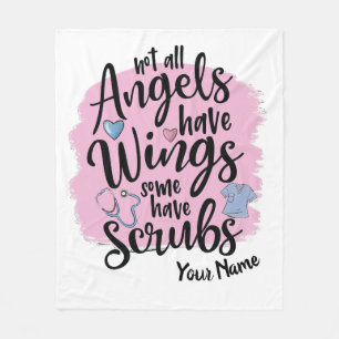 Personalized - Not All Angels Have Wings Fleece