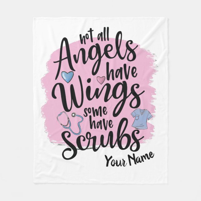 Personalized  - Not All Angels Have Wings  Fleece  (Front)