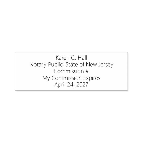 Personalized Notary Public Commission Expiration S Self_inking Stamp
