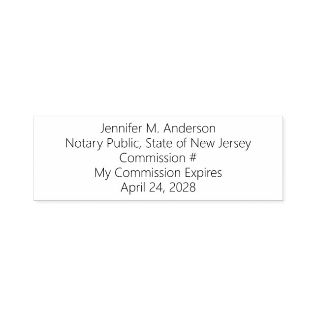 Personalized Notary Public Commission Expiration S Self-inking Stamp (Design)