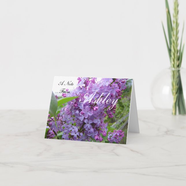 Personalized Note Card (Front)