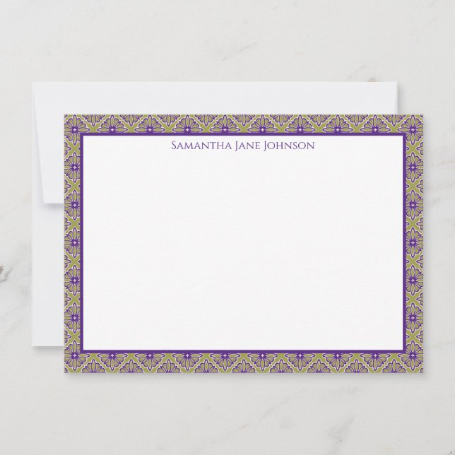Personalized Note Card | Stationary  (Front)