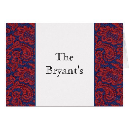 Personalized Note Cards (Front Horizontal)