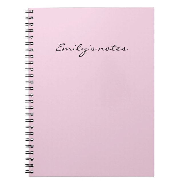 Personalized Notebook (Front)