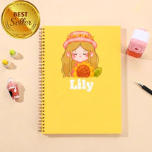 Personalized Notebook for girls