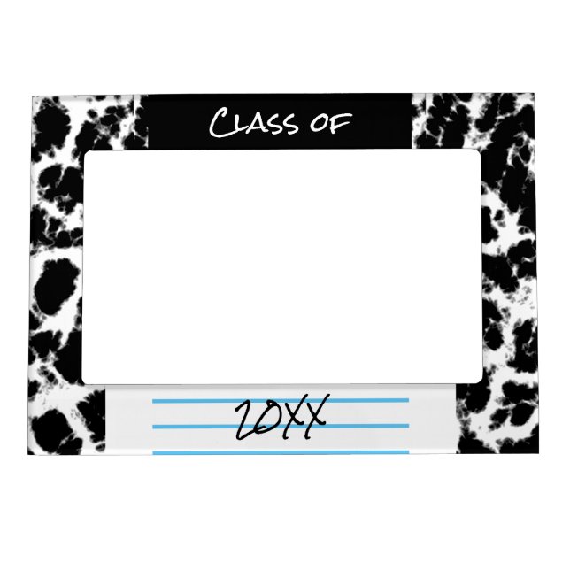Personalized Notebook Inspired Graduation Gift Magnetic Frame (Front)