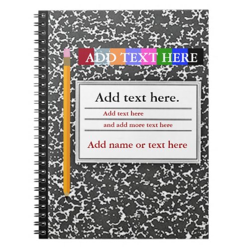 Personalized Notebook Journal